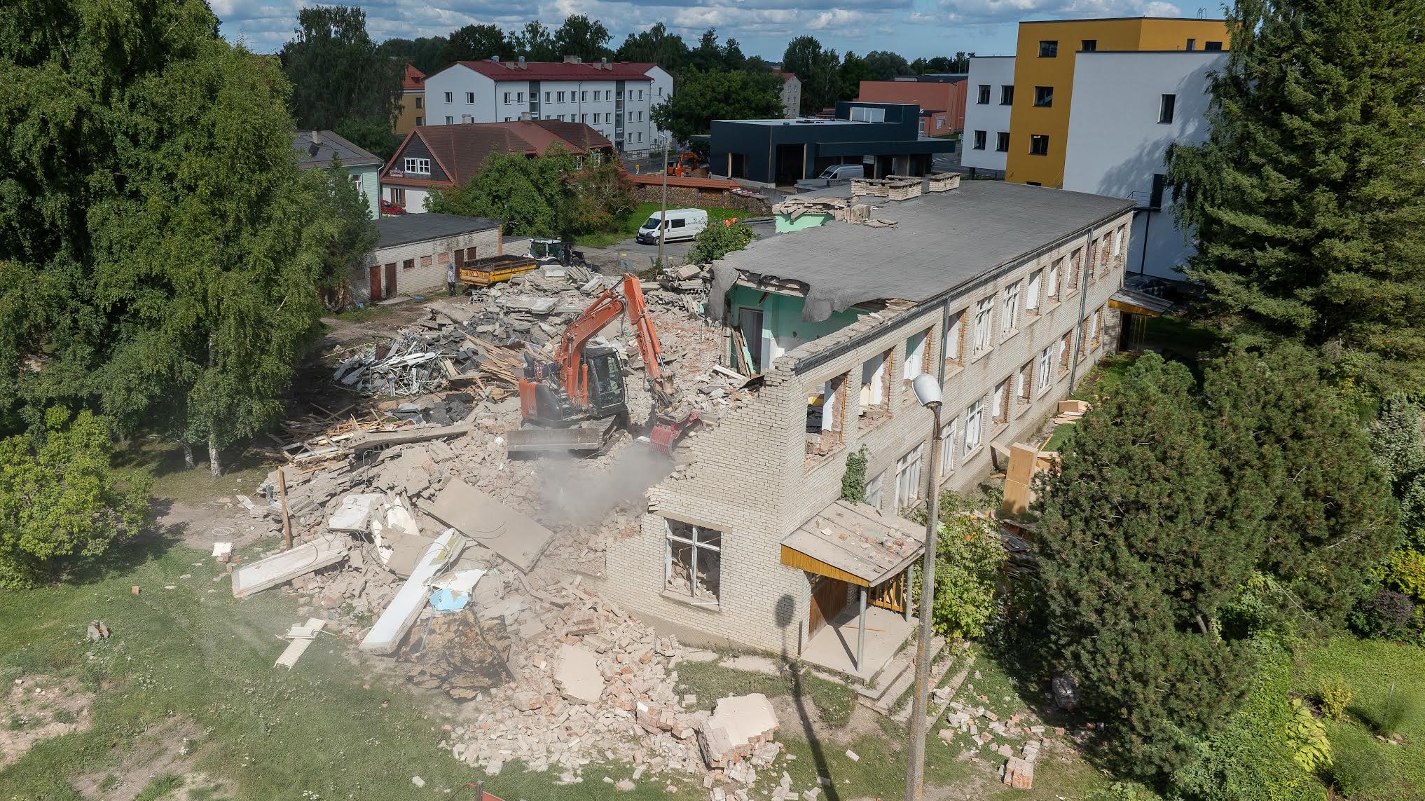 Paju tänav 5a kinnistu 25. augustil. Foto. AIGAR NAGEL